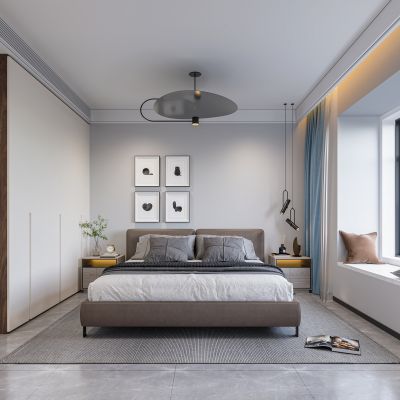 现代卧室