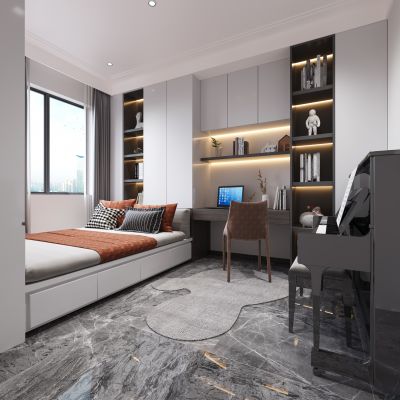 现代榻榻米卧室