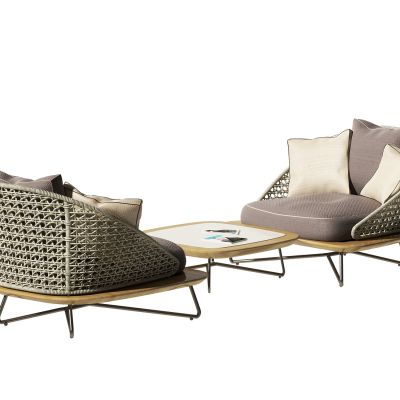 北欧休闲桌椅组合