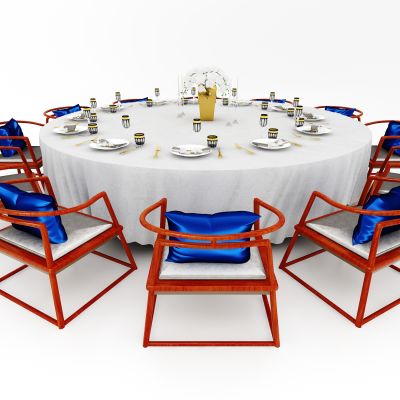 新中式风格餐桌