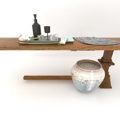 现代风格装饰桌