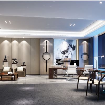 新中式经理办公室