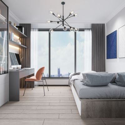 现代榻榻米卧室