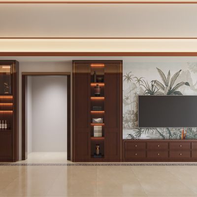 美式电视背景墙