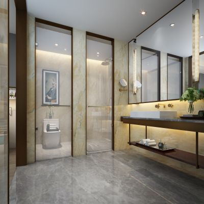 北欧酒店客房卫生间