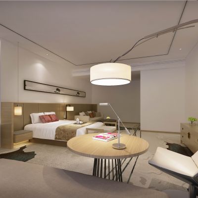 现代新中式酒店单标客房