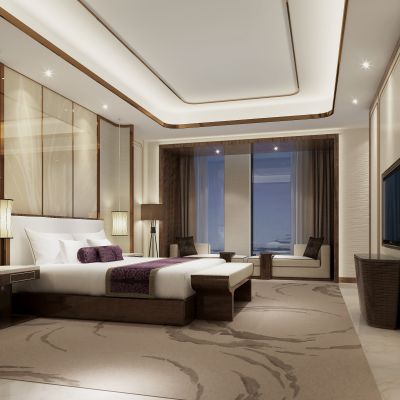 新中式酒店套房客房