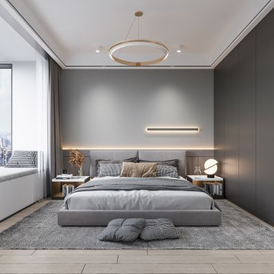 现代卧室