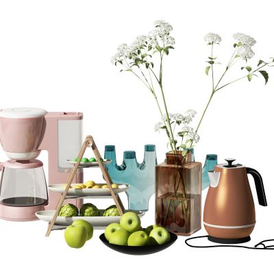 现代水果花瓶摆件