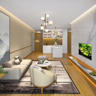 老年公寓，客厅