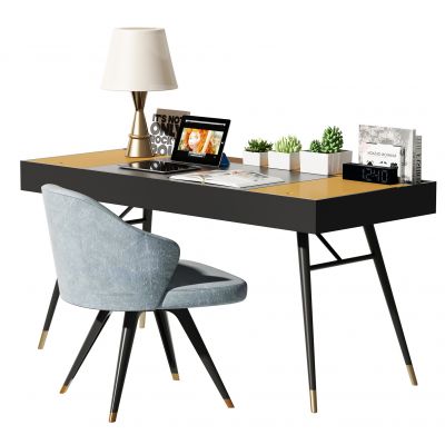 现代书桌椅组合