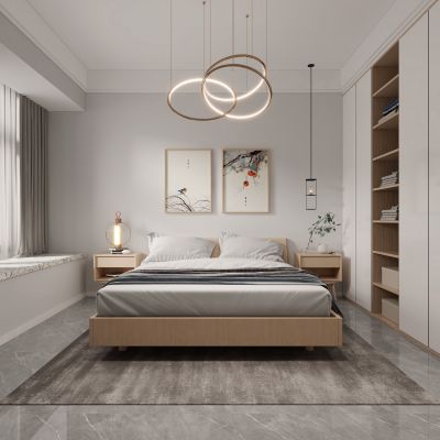 日式卧室，卧室