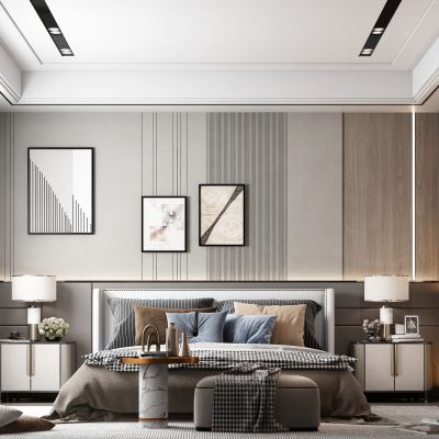 现代卧室