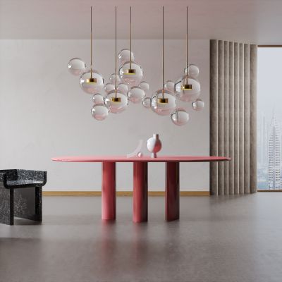 现代简约轻奢风格餐厅