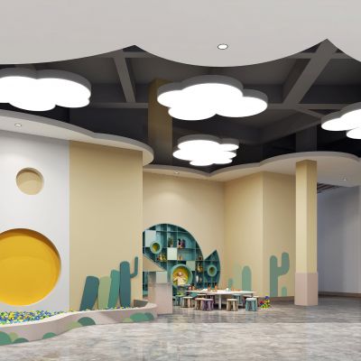 儿童娱乐区，游乐场