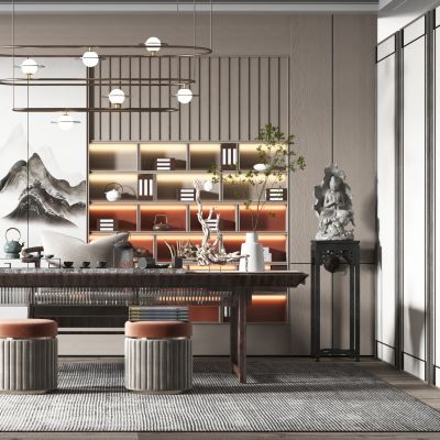 新中式风格茶室