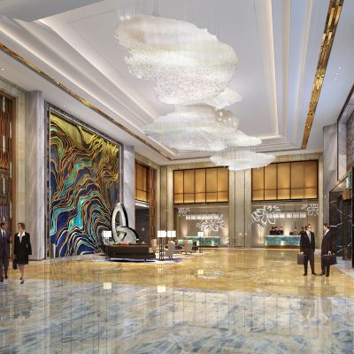 现代奢华酒店大堂