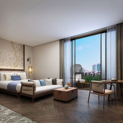 新中式酒店客房