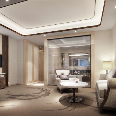 新中式酒店客房