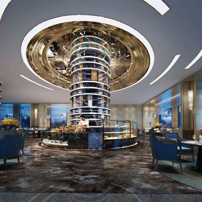 现代酒店大堂吧