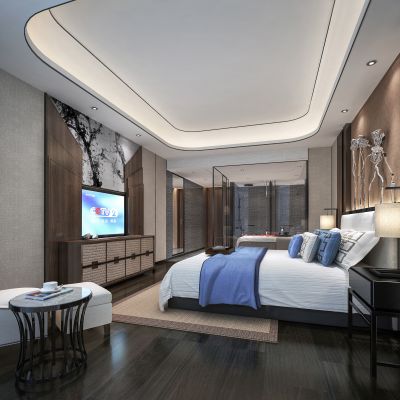 新中式足浴会所SPA客房包间