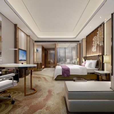 新中式酒店客房