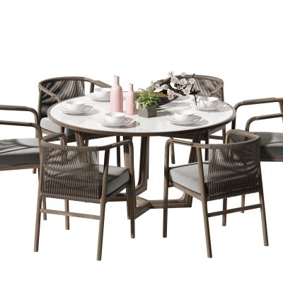 新中式餐桌椅组合