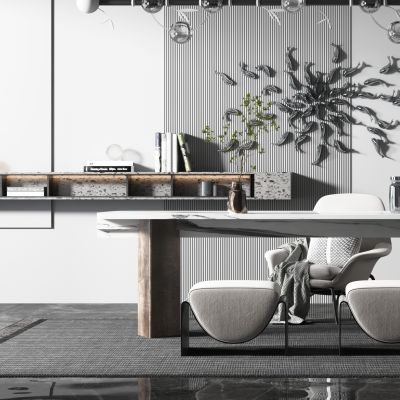 现代简约风格书房