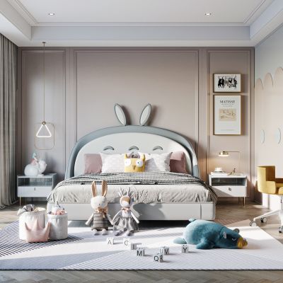 现代儿童卧室