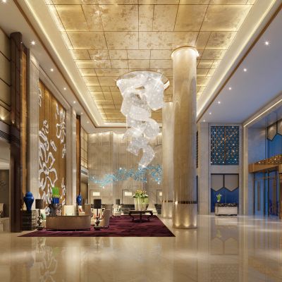 欧式奢华酒店大堂