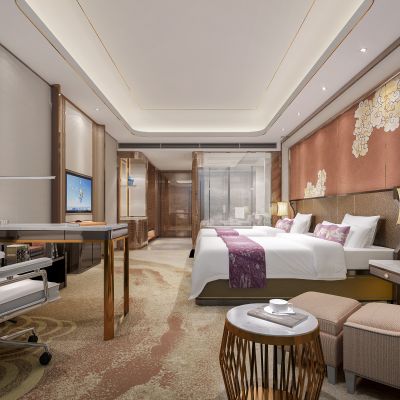 新中式酒店客房