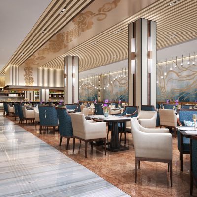 现代新中式自助餐厅