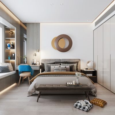 现代卧室