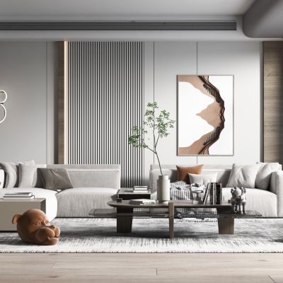 现代轻奢风格客厅