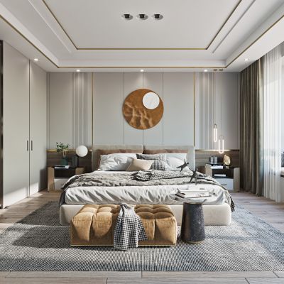 现代卧室