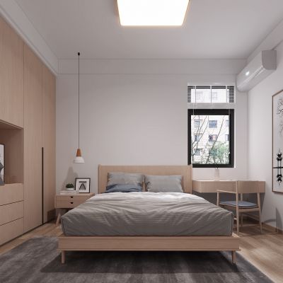 日式卧室，卧室，