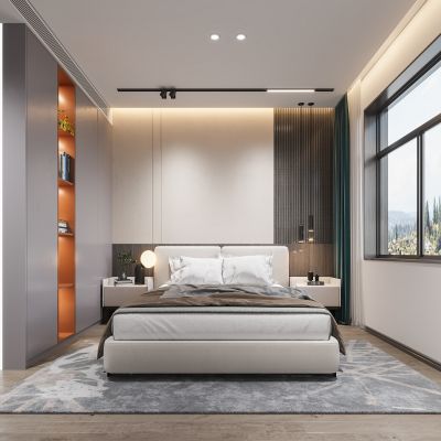 现代卧室