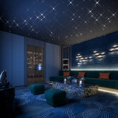 影音室 地下室 娱乐区