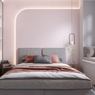 现代卧室，卧室