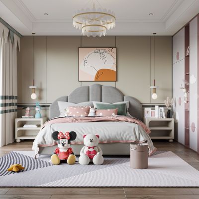 现代儿童卧室