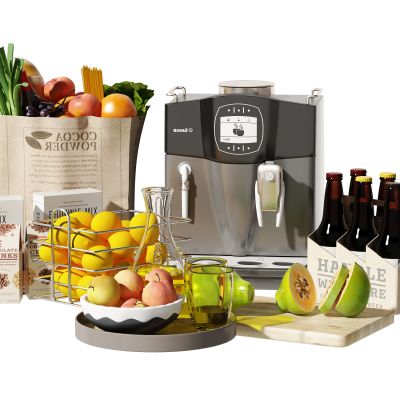 现代厨房用品组合