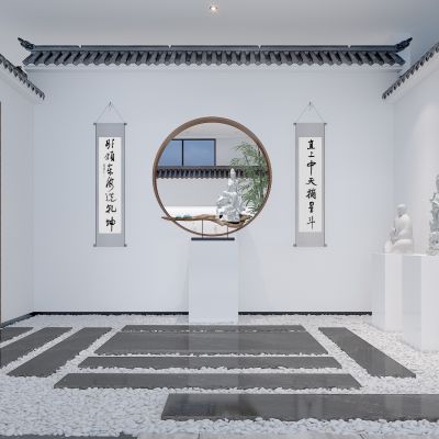 新中式徽派展厅