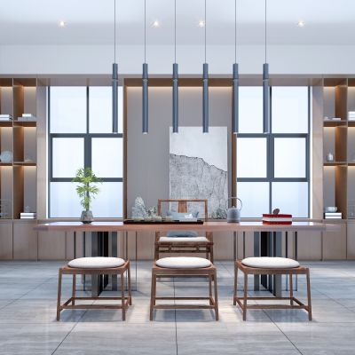 新中式展厅茶室