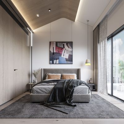 现代卧室