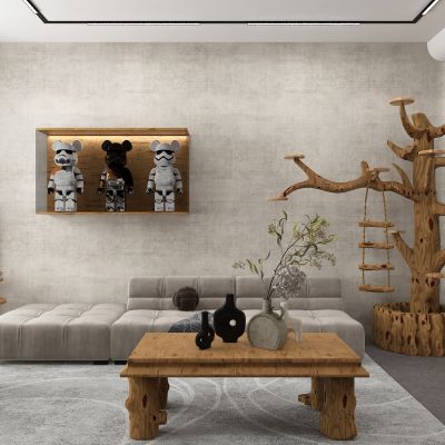 混搭侘寂风客餐厅