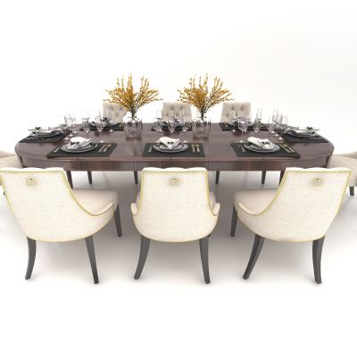 欧式风格餐桌