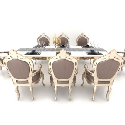 欧式风格餐桌