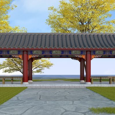 中式凉亭