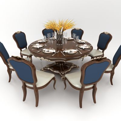 欧式风格餐桌