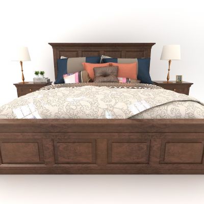 欧式风格双人床